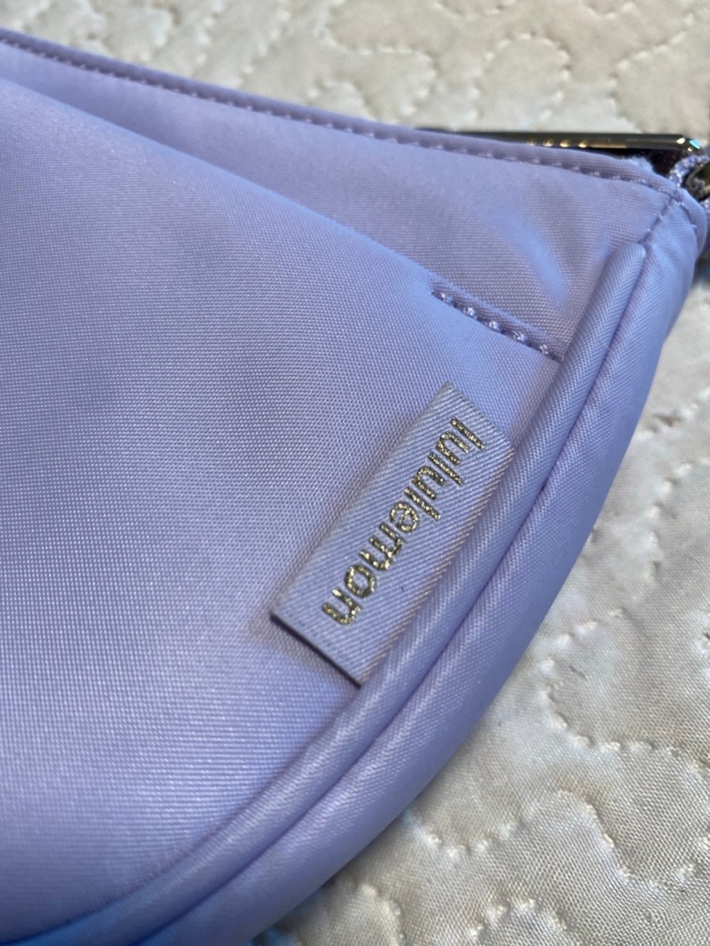 lululemon athletica Lilac Shoulder Bag with Gold Hardware - Picture 5 of 12